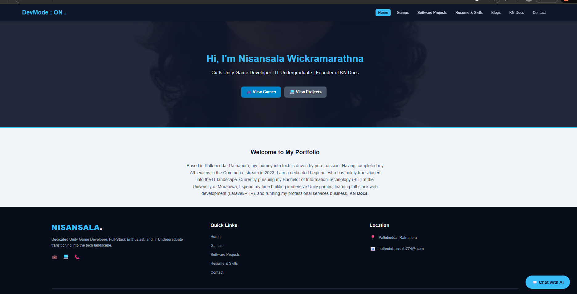 Portfolio Website